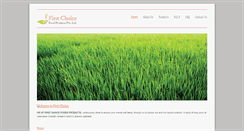 Desktop Screenshot of firstchoicefoods.in
